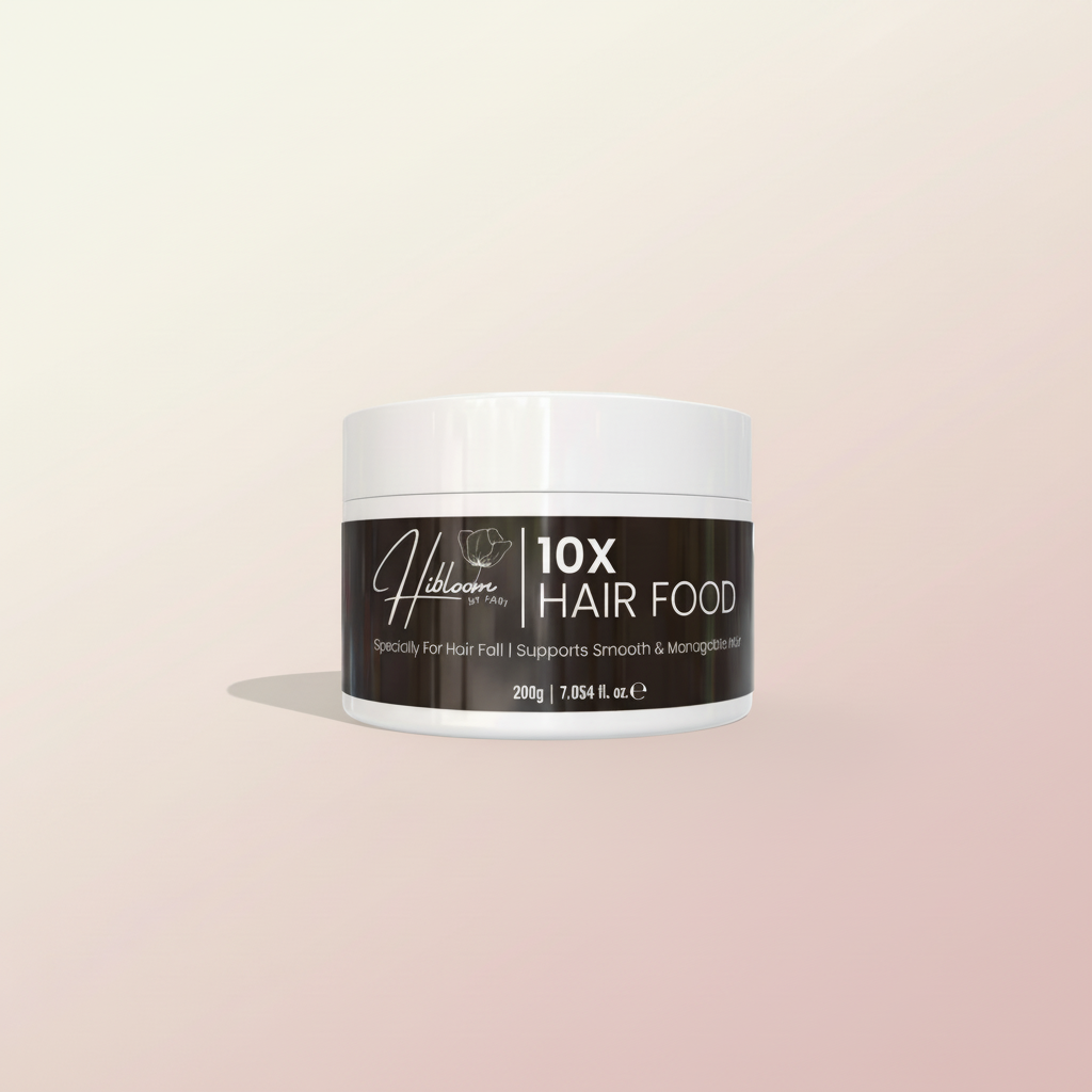 Hibloom 10X Hair Food - Square Background